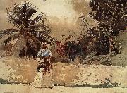The way to the market Winslow Homer